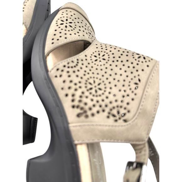 Easy Street Women Perforated Slingback Sandals Linda Size US 7M Gray - Picture 8 of 10